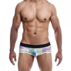 Male Basics Mob Aero Brief Green Dye Lg