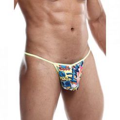 Male Basics Sinful Hipster Music T Thong G-string Print Sm