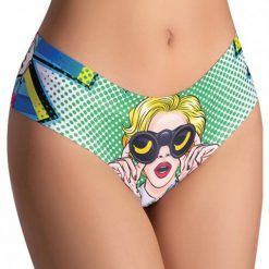 mememe Comics Curious Girl Printed Slip Xl