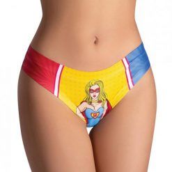 mememe Comics Wonder Girl Printed Thong Sm