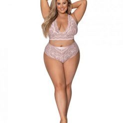 Seabreeze Strappy Back Cami & Short Blush 2x