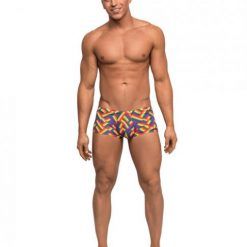 Pride Fest Contoured Pouch Mini Shorts Rainbow Md