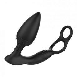 Nexus Simul8 Plug Cock Ring Anal Plug Black