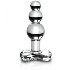 Icicles No 47 Glass Massagers Butt Plug Clear