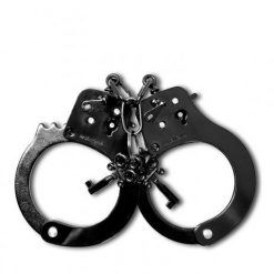 Fetish fantasy series anodized cuffs - black