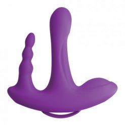 3Some Rock N Ride Silicone Vibrator Purple