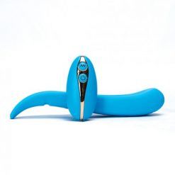 2chooselove The Luvslide Couples Vibrator W/remote - Blue