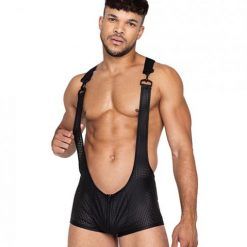 Master Singlet W/hook & Ring Closure & Contoured Zipper Pouch Black Lg