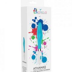 Shots Luminous Athamas Silicone 10 Speed Vibrator - Turquoise