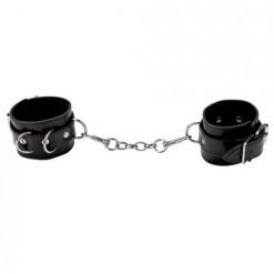 Ouch Leather Cuffs For Hand and Ankles Black
