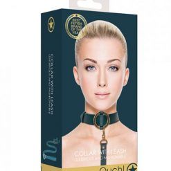 Shots Ouch Halo Collar W/leash - Green