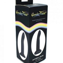 Gender Fluid 7.8"Enthrall Strap On Dildo - Black