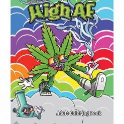 Wood Rocket High Af Coloring Book