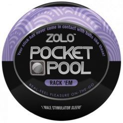 Zolo Pocket Pool Rack Em Purple Sleeve