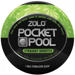 Zolo Pocket Pool Straight Shooter Green Sleeve