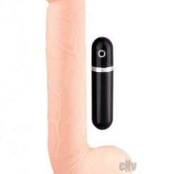 Maxx Men Vibrating 11 inches Straight Dong Beige