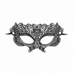Princess Black Lace Mask Black