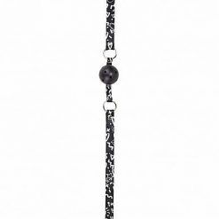 Breathable Ball Gag Love Street Art Fashion Black