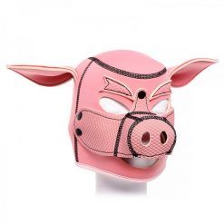 Ple'sur Neoprene Pig Mask Hood Pink