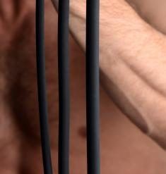 Bolted Deluxe Silicone Urethral Sounds 3 Piece Black