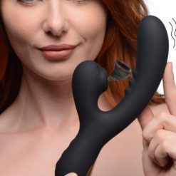 8x Silicone Suction Rabbit - Black