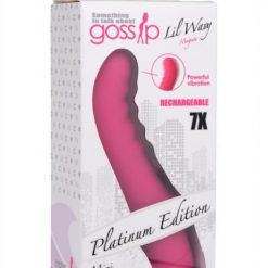 7x Lil Wavy Mini Silicone G-spot Vibe - Magenta