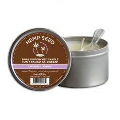 3 In 1 Suntouched Round Massage Oil Candle Lavender