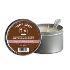 3 In 1 Suntouched Round Massage Oil Candle Skinny Dip