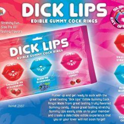 Dick Lips Gummy Cock Rings 3 Pack