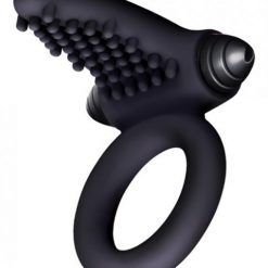 The Nines Bullet Ring Tongue Vibrator Black