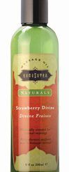 Kama Sutra Naturals Massage Oil Strawberry Divine 8oz