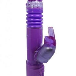 Deep Stroker Rabbit Vibe With Clit Stimulator - Purple