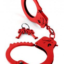 Fetish Fantasy Designer Metal Handcuffs - Red