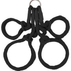 Fetish Fantasy Japanese Silk Rope Hogtie Black