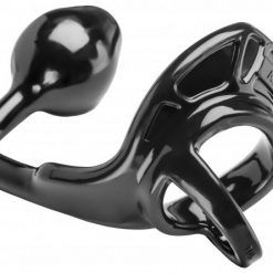 Armour Tug Lock Cock Ring Black
