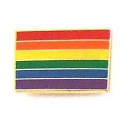Gaysentials Lapel Pin Rainbow Flag