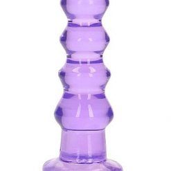 Realrock Curvy Dildo Or Butt Plug Purple